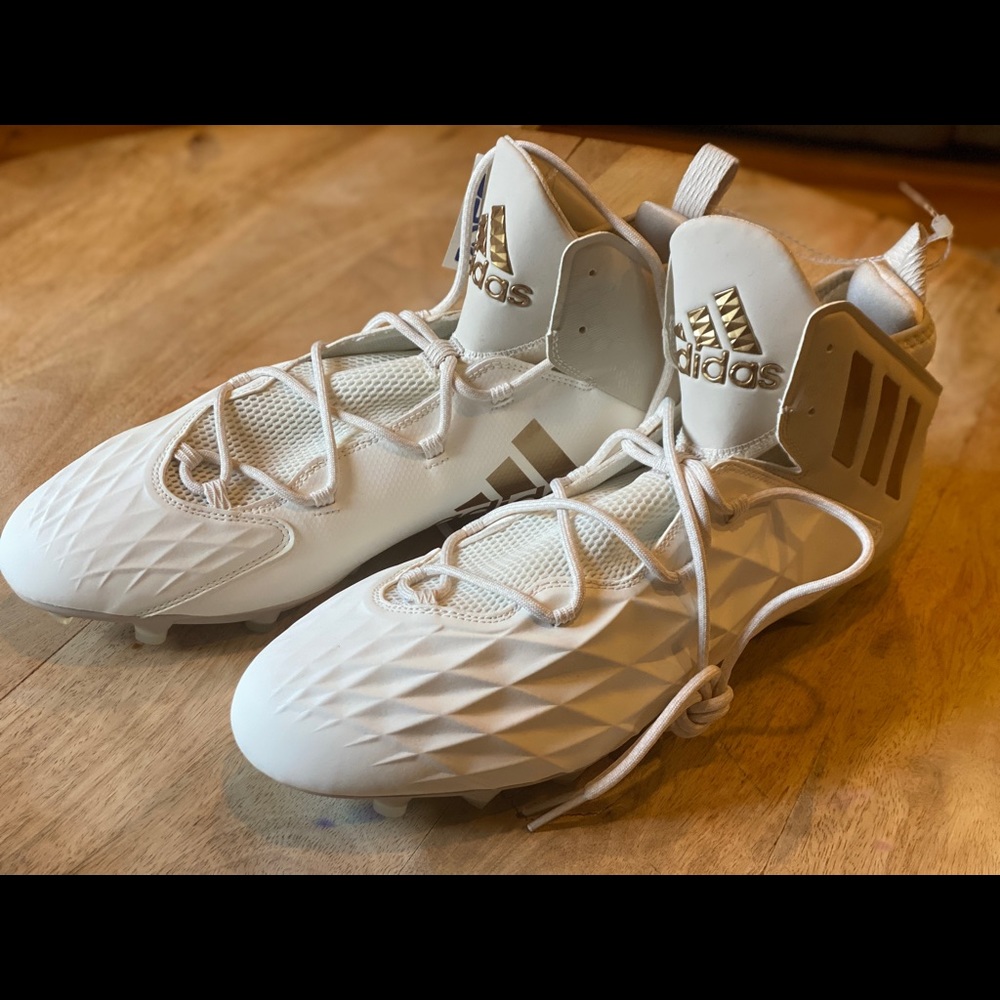 Adidas Mens Freak Lax Mid Cleats Lacrosse Football Cleats CG4256 Size 16